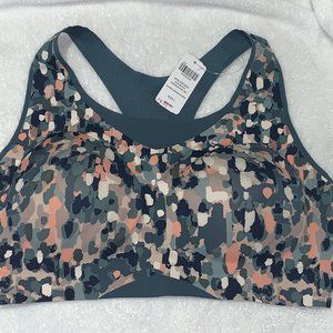 NWT Soma Racerback Sport Bra Bliss Breathe SIZE LARGE "Natural Abstracts Orion"